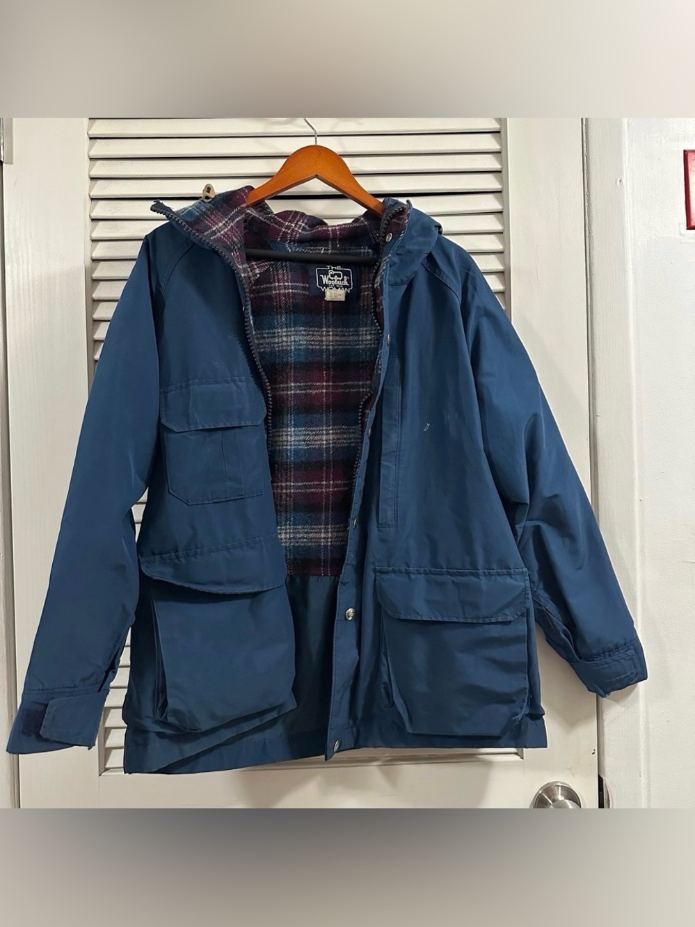 VTG Woolrich wool windbreaker parka jacket coat